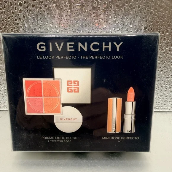 GIVENCHY Limited Edition PRISME LIBRE BLUSH & PERFECTO MINI LIP BALM SET - Picture 1 of 4